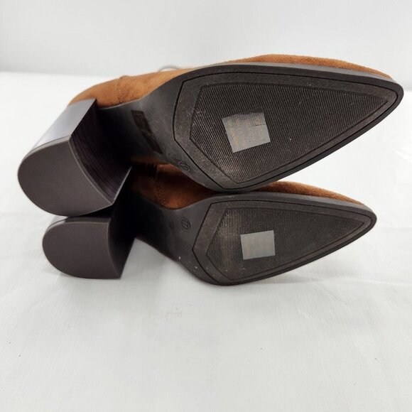 Journee Collection Womens Paras Extra Wide Calf Stacked Heel Knee Boots Size 11 - Picture 3 of 8